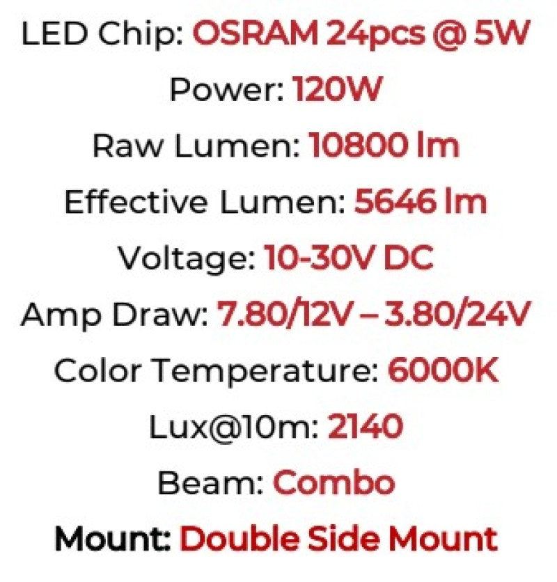Go Rhino Xplor Blackout Combo Series Sgl Row LED Light Bar w/Amber (Side/Track Mount) 31.5in. - Blk