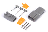 Thumbnail for Haltech Matching Set of Deutsch DTM-3 Connectors 7.5 Amp Plug & Pins