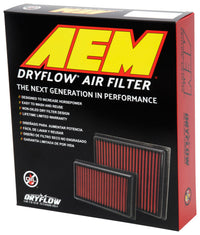 Thumbnail for AEM 15-18 Chevrolet Colorado 10.75in O/S L x 10in O/S W x 1.406in H DryFlow Air Filter
