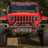 Thumbnail for Rugged Ridge Venator Front Bumper W/Overrider & Winch Tray JL