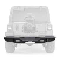 Thumbnail for Go Rhino 18-20 Jeep Wrangler JL/JLU Trailline Rear Full Width Bumper