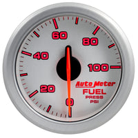 Thumbnail for Autometer Airdrive 2-1/6in Fuel Pressure Gauge 0-100 PSI - Silver