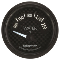 Thumbnail for Autometer GT Series 52mm Short Sweep Electronic 100-250 Deg F Water Temperature