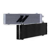 Thumbnail for Mishimoto Universal Large Bar and Plate Dual Pass Black Oil Cooler
