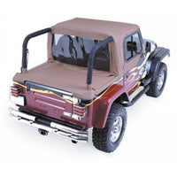 Thumbnail for Rampage 1992-1995 Jeep Wrangler(YJ) Cab Soft Top And Tonneau Cover - Spice Denim