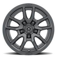 Thumbnail for ICON Vector 5 17x8.5 5x5 -6mm Offset 4.5in BS 71.5mm Bore Satin Black Wheel