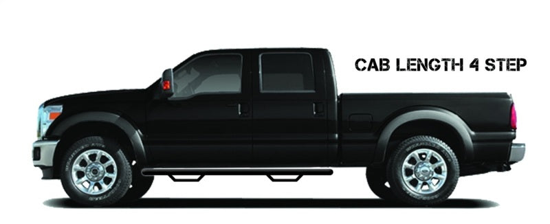N-Fab Nerf Step 88-98 Chevy-GMC 1500/2500 Ext. Cab 3 Door - Tex. Black - Cab Length - 3in