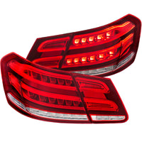 Thumbnail for ANZO 2010-2013 Mercedes Benz E Class W212 LED Taillights Red/Clear