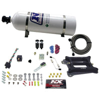 Thumbnail for Nitrous Express 4150 Hitman Plus 4-BBL Nitrous Kit (50-200HP) w/15lb Bottle