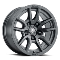 Thumbnail for ICON Vector 5 17x8.5 5x5 -6mm Offset 4.5in BS 71.5mm Bore Satin Black Wheel