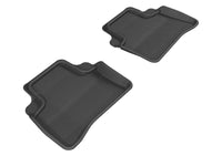 Thumbnail for 3D MAXpider 2010-2016 Mercedes-Benz E-Class W212 Kagu 2nd Row Floormats - Black