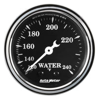 Thumbnail for Auto Meter Gauge Water Temp 2 1/16in 120-240F Mech Old Tyme Black