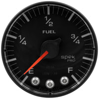Thumbnail for Autometer Spek-Pro Gauge Fuel Level 2 1/16in 0-270 Programmable Blk/Blk