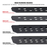 Thumbnail for Go Rhino RB30 Running Boards 87in. - Bedliner Coating (Boards ONLY/Req. Mounting Brackets)