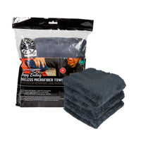 Thumbnail for Chemical Guys Ultra Edgeless Microfiber Towel - 16in x 16in - Black - 3 Pack