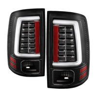 Thumbnail for Spyder Dodge Ram 2013-2014 Light Bar LED Tail Lights - All Black ALT-YD-DRAM13V2-LED-BKV2