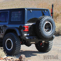 Thumbnail for Westin 18-19 Jeep Wrangler JL Rear Bumper - Textured Black