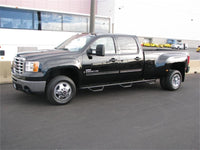 Thumbnail for N-Fab Nerf Step 07-10 Chevy-GMC 2500/3500 Crew Cab 8ft Bed - Gloss Black - Bed Access - 3in