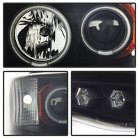 Thumbnail for Spyder Dodge Ram 1500 02-05 03-05 Projector Headlights CCFL Halo LED Blk Smke PRO-YD-DR02-CCFL-BSM