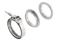 Thumbnail for Borla Universal 3in Stainless Steel 3pc V-Band Clamp w/ Male and Female Flanges