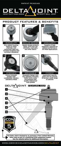 Thumbnail for ICON 11-19 GM HD 0-2in 2.5 CDCV Shock System w/Upper Control Arm