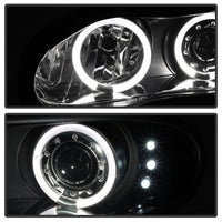 Thumbnail for Spyder Chevy Camaro 98-02 Projector Headlights LED Halo LED Blk Smke - Low H1 PRO-YD-CCAM98-HL-BSM