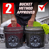 Thumbnail for Chemical Guys Heavy Duty Detailing Bucket Smoked Black (4.5 Gal)