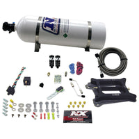 Thumbnail for Nitrous Express 4150 Hitman Plus 4-BBL Nitrous Kit (50-200HP) w/15lb Bottle
