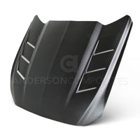 Thumbnail for Anderson Composites 15-16 Ford Mustang (Excl. GT350/GT350R) Fiberglass Heat Extractor Hood