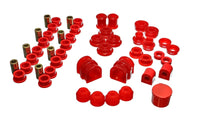 Thumbnail for Energy Suspension 91-02 Saturn S Series Coupe/Sedan/Wagon Red Hyper-Flex Master Bushing Set