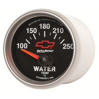 Thumbnail for Autometer GM Bowtie Black 2-1/16in 100-250 F Pedestal Electronic Water Temp Gauge