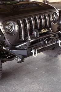 Thumbnail for DV8 Offroad 07-23 Jeep Wrangler JK/JL & Gladiator JT FS-1 Series Stubby Front Bumper