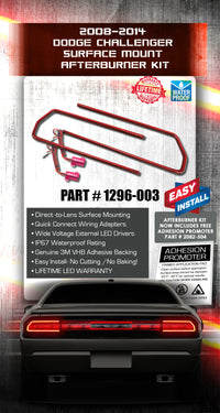 Thumbnail for Oracle Dodge Challenger 08-14 LED Waterproof Afterburner Kit - Red SEE WARRANTY