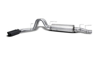 Thumbnail for Gibson 21-24 Ford F150 2.7/3.3L 3/2.5in Cat-Back Dual Sport Exhaust System Stainless - Black Elite