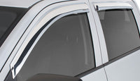 Thumbnail for Stampede 2001-2003 Ford F-150 Crew Cab Pickup Tape-Onz Sidewind Deflector 4pc - Chrome