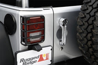 Thumbnail for Rugged Ridge 07-18 Jeep Wrangler Black Tail Light Euro Guards