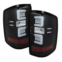 Thumbnail for Spyder Chevy 1500 14-16 Light Bar LED Tail Lights Blk ALT-YD-CS14-LBLED-BK