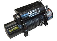 Thumbnail for DV8 Offroad 12000 LB Winch w/ Synthetic Line & Wireless Remote - Black