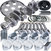 Thumbnail for Eagle Chevrolet 350 Balanced 1Pc Rear Seal Rotating Assembly Kit .030 Bore Dome 168 Tooth Flex Plate