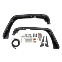 Thumbnail for Westin/Snyper 07-17 Jeep Wrangler Tube Fenders - Front - Textured Black
