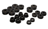 Thumbnail for Energy Suspension Fd Bronco Body Mount Set - Black