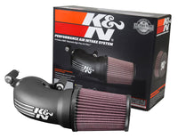 Thumbnail for K&N 01-17 Harley Davidson Softail / Dyna FI Performance Air Intake System