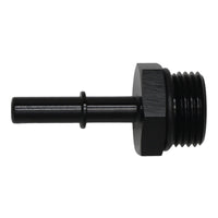 Thumbnail for DeatschWerks 10AN ORB Male to 5/16in Male EFI Quick Connect Adapter - Anodized Matte Black
