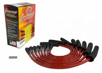 Thumbnail for Granatelli 10-14 Ford 6.2L Perf Wire Set w/Inserts/Red Hi-Temp Jacket/Black Fire Sleeve
