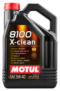 Thumbnail for Motul 5L Synthetic Engine Oil 8100 5W40 X-CLEAN C3 -505 01-502 00-505 00-LL04
