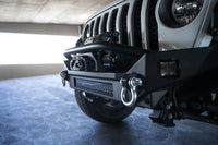 Thumbnail for DV8 Offroad 18-23 Jeep Wrangler JL / 20-23 Jeep Gladiator JT FS-7 Mid-Width Winch Front Bumper