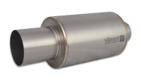 Thumbnail for Vibrant Titanium Muffler w/Straight Cut Natural Tip 2.5in. Inlet / 2.5in. Outlet