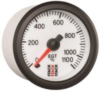 Thumbnail for Autometer Stack 52mm 0-1100 Deg C Pro Stepper Motor Exhaust Gas Temp Gauge - White