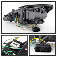 Thumbnail for Spyder Lexus IS 250/350 2006-2010 Projector Headlights DRL Black PRO-YD-LIS06-DRL-BK