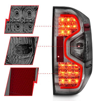 Thumbnail for ANZO 2014-2015 Toyota Tundra LED Taillights Smoke